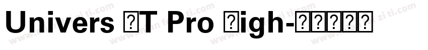 Univers LT Pro Ligh字体转换